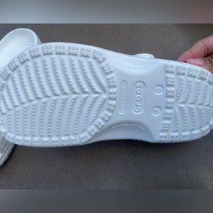 White crocs (brand new- my child never wore it)